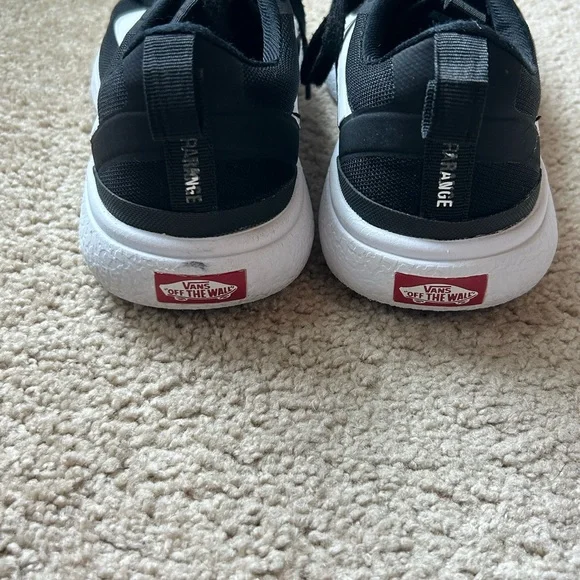 Vans Classic Black and White Athletic Shoes - Picture 3 of 6